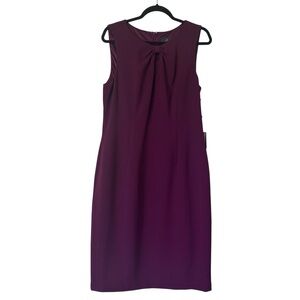 Adrianna Papell Elegant Purple Sleeveless Dress NWT Size 14